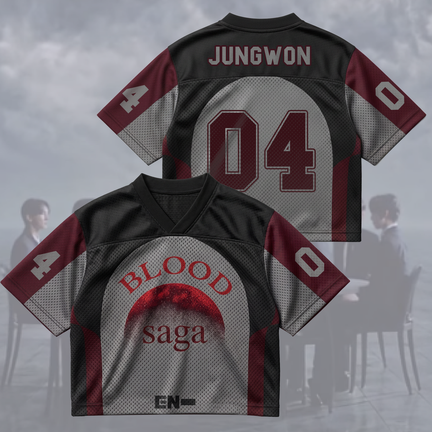 Gateway Blood Saga Enhypen World Tour Mix Mesh Jersey