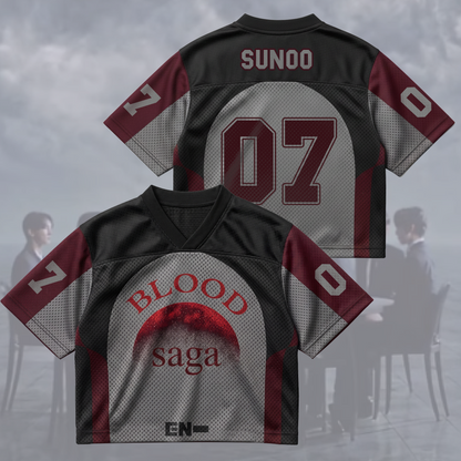Gateway Blood Saga Enhypen World Tour Mix Mesh Jersey