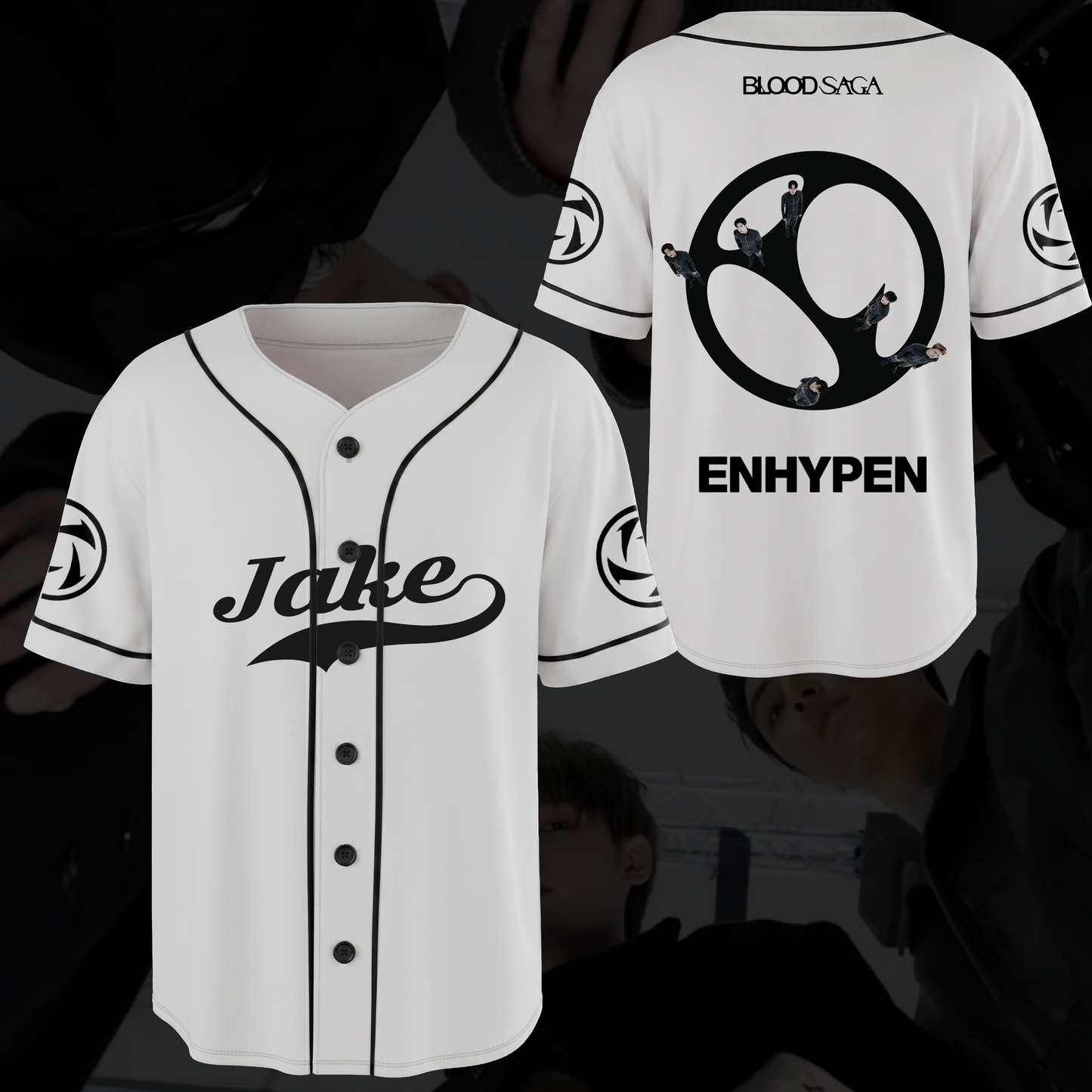 New Era Enhypen Blood Saga Tour Baseball Jersey Gift For Engene