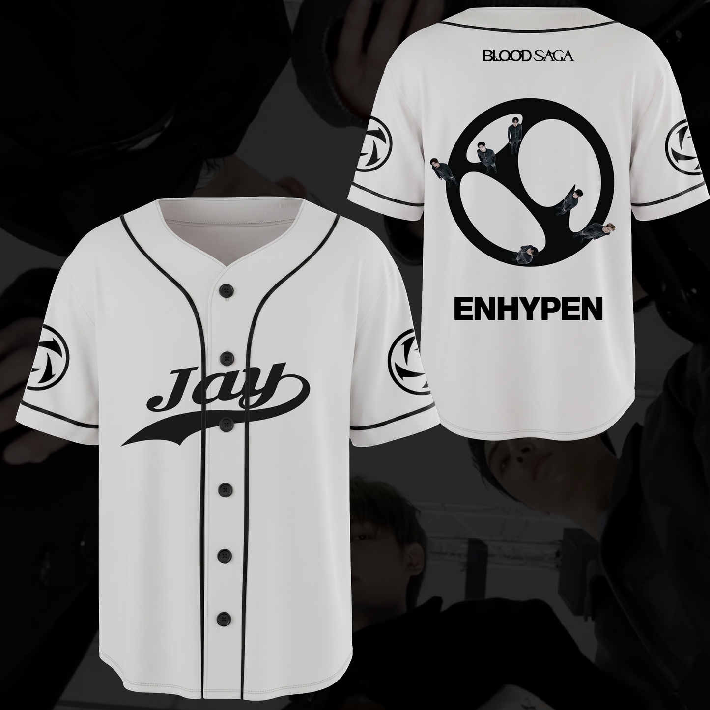 New Era Enhypen Blood Saga Tour Baseball Jersey Gift For Engene