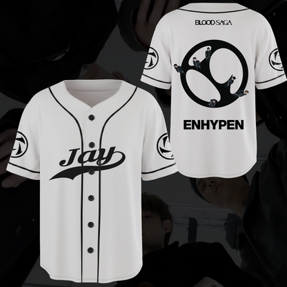New Era Enhypen Blood Saga Tour Baseball Jersey Gift For Engene