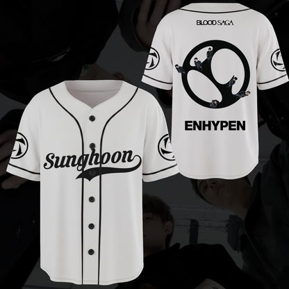New Era Enhypen Blood Saga Tour Baseball Jersey Gift For Engene