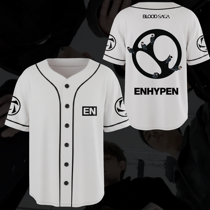 New Era Enhypen Blood Saga Tour Baseball Jersey Gift For Engene