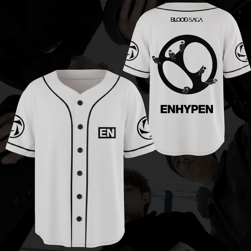 New Era Enhypen Blood Saga Tour Baseball Jersey Gift For Engene
