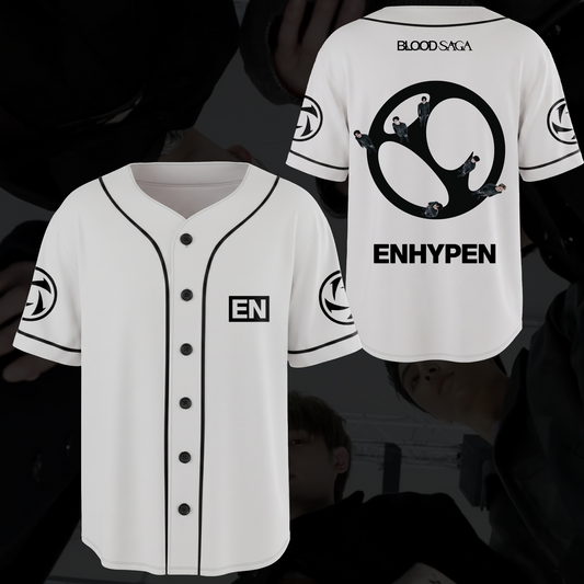 New Era Enhypen Blood Saga Tour Baseball Jersey Gift For Engene