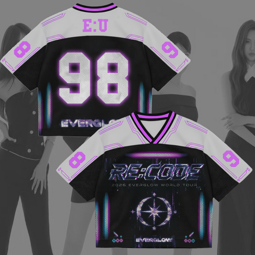 EVERGLOW World Tour 2026 Mixed Mesh Jersey Gift For Fans
