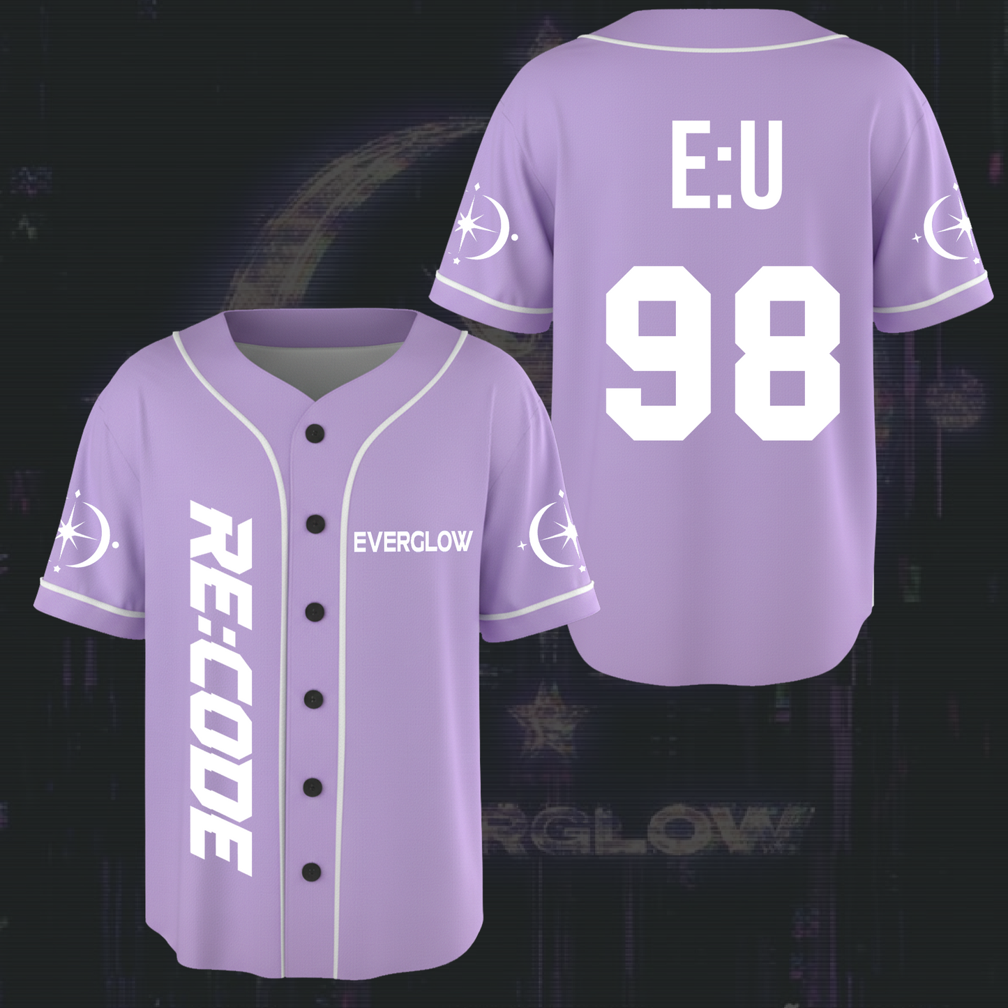 Explosive Rebirth Everglow Recode World Tour Baseball Jersey