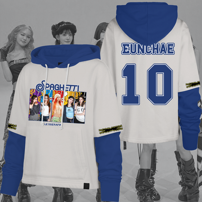 Spaghetti Le Sserafim Shortstop Hoodie Gift For Lovers