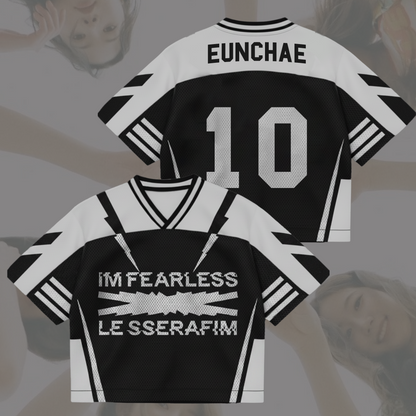 Le Sserafim Im Fearless New Album Mixed Mesh Jersey
