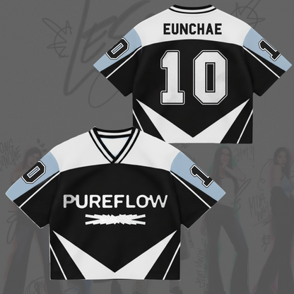 Le Sserafim Pureflow Come Back Mixed Mesh Jersey Gift For Fans