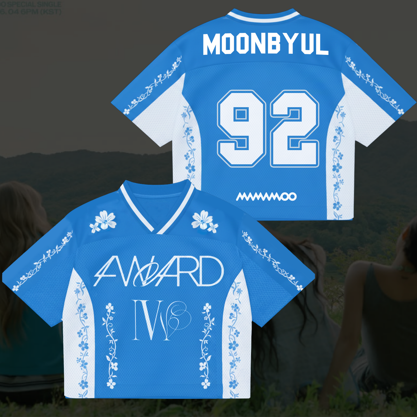 Fairy Petal Mamamoo 4ward World Tour Mixed Mesh Jersey