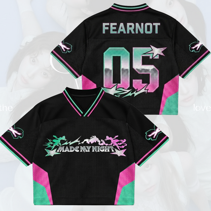 Epic LE SSERAFIM Made My Night Mixed Mesh Jersey Pureflow Tour Gift for Fans