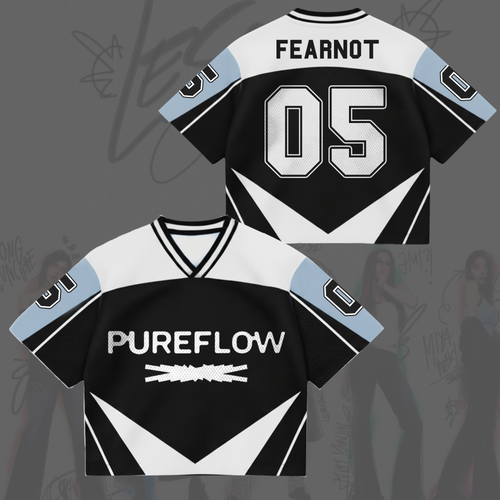 Le Sserafim Pureflow Come Back Mixed Mesh Jersey Gift For Fans