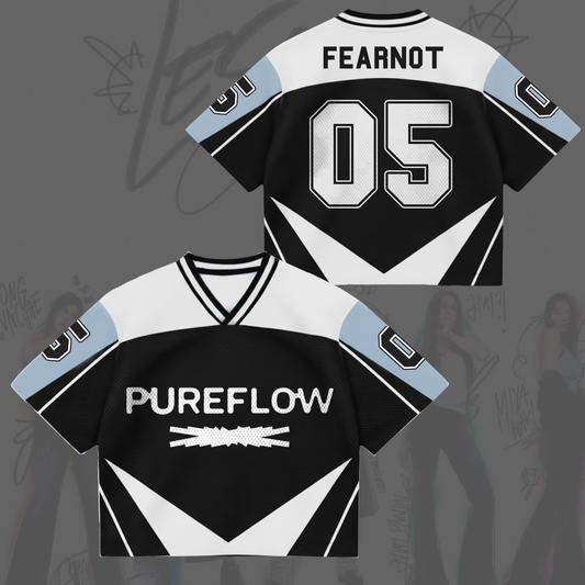 Le Sserafim Pureflow Come Back Mixed Mesh Jersey Gift For Fans