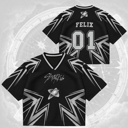 Stray Kids Star Mixed Mesh Jersey Gift For Lovers