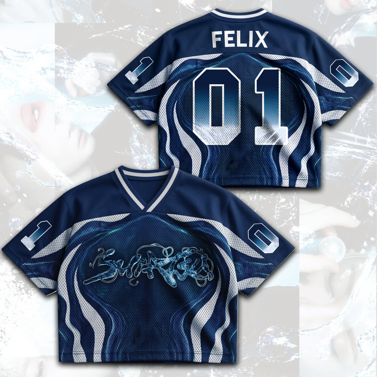 Dramatic Suiatsu S.T.R.A.Y.K.I.D.S. Club Subaquatic Mixed Mesh Jersey For Stay