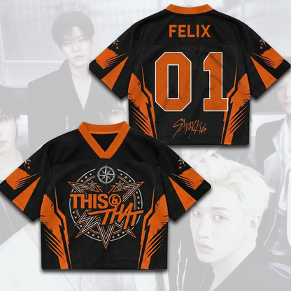 Energetic Stray Kids This That Album Mixed Mesh Jersey Perfect Fan Gift