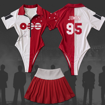 Dolce Bloom BTS World Tour Arirang Full Jersey Bodysuit Set Fan Edition