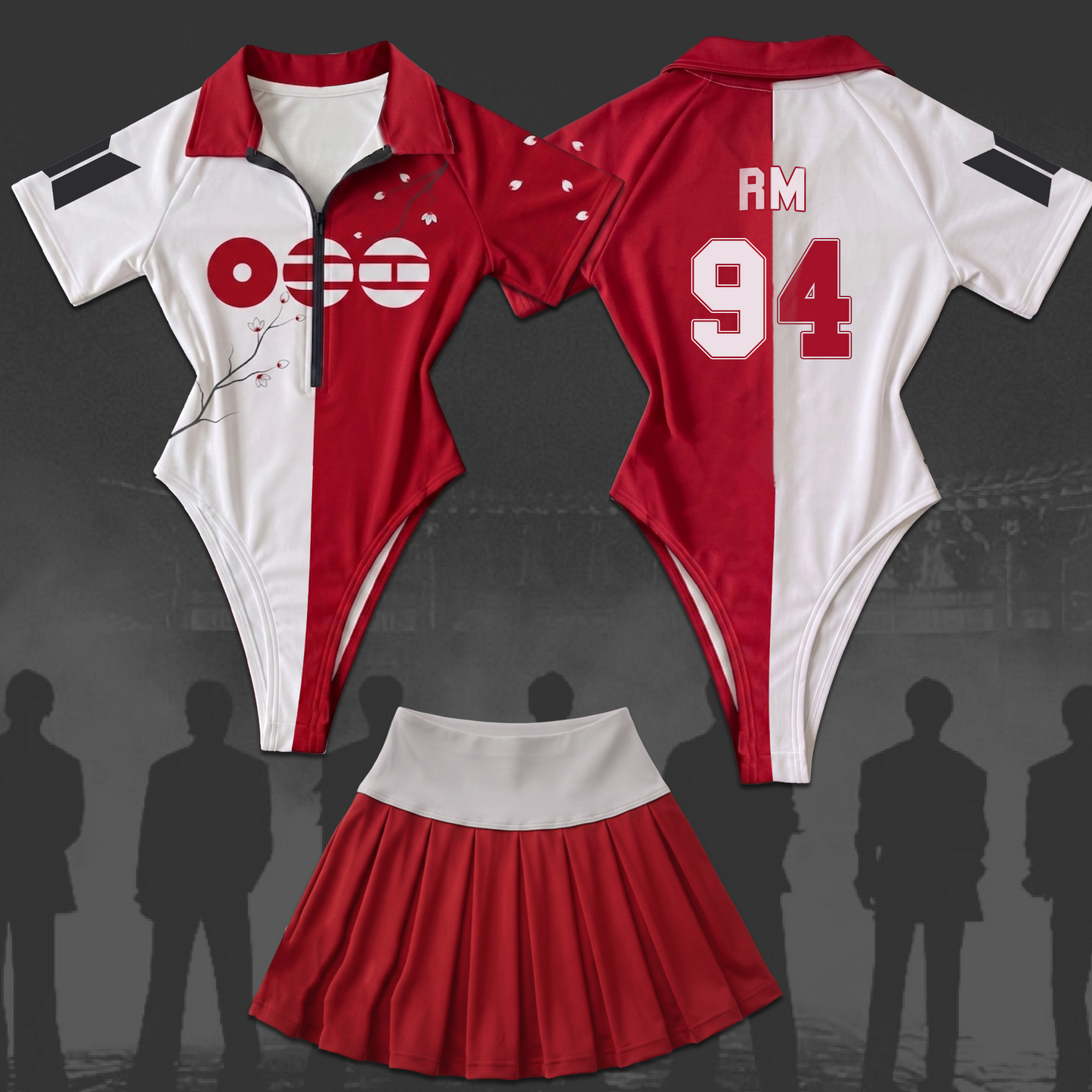 Dolce Bloom BTS World Tour Arirang Full Jersey Bodysuit Set Fan Edition