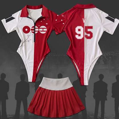 Dolce Bloom BTS World Tour Arirang Full Jersey Bodysuit Set Fan Edition
