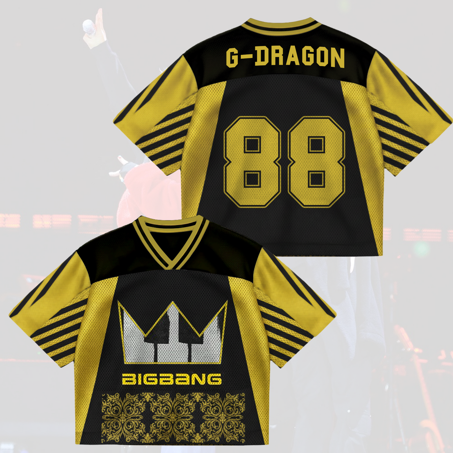 The Crown Reborn 20 Years of Glory Bigbang Mixed Mesh Jersey Gift For Fans