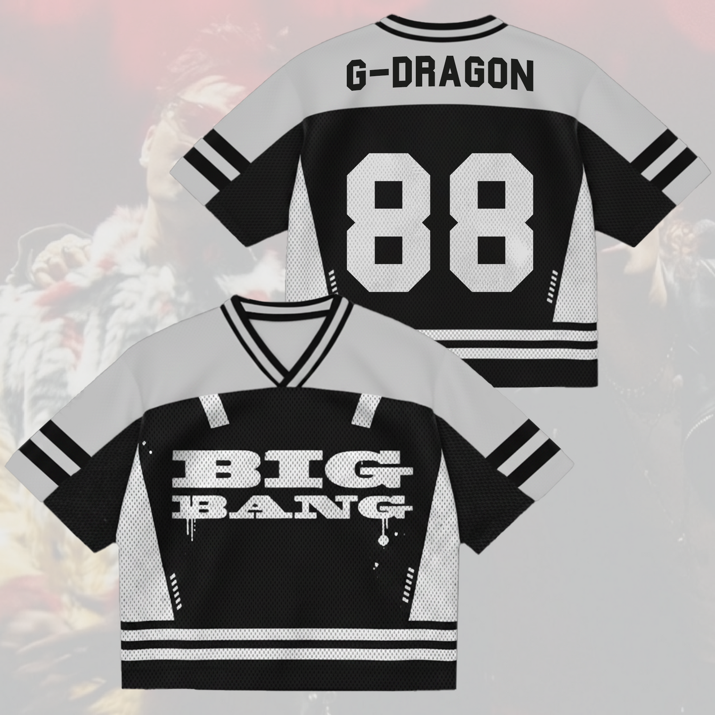BigBang World Tour Mixed Mesh Jersey Gift For Fans