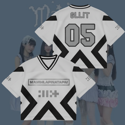 MAMIHLAPINATAPAI ILLIT Mixed Mesh Jersey Gift For Lovers