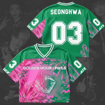 Chrysalis ATEEZ  Golden Hour Part 5 Album Mixed Mesh Jersey