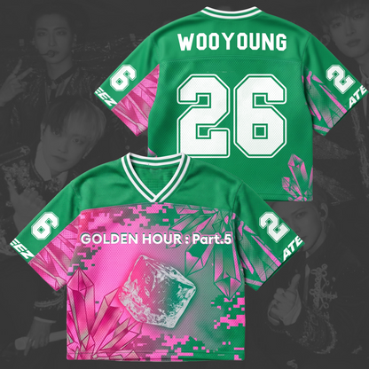 Chrysalis ATEEZ  Golden Hour Part 5 Album Mixed Mesh Jersey