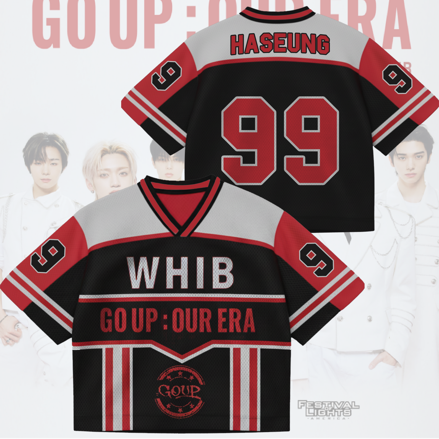 WHIB Go Up Our Era Tour Mixed Mesh Jersey