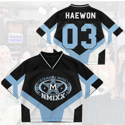 Vivid Strange Muse  Mixed Mesh Jersey Fanmerch For Nswer