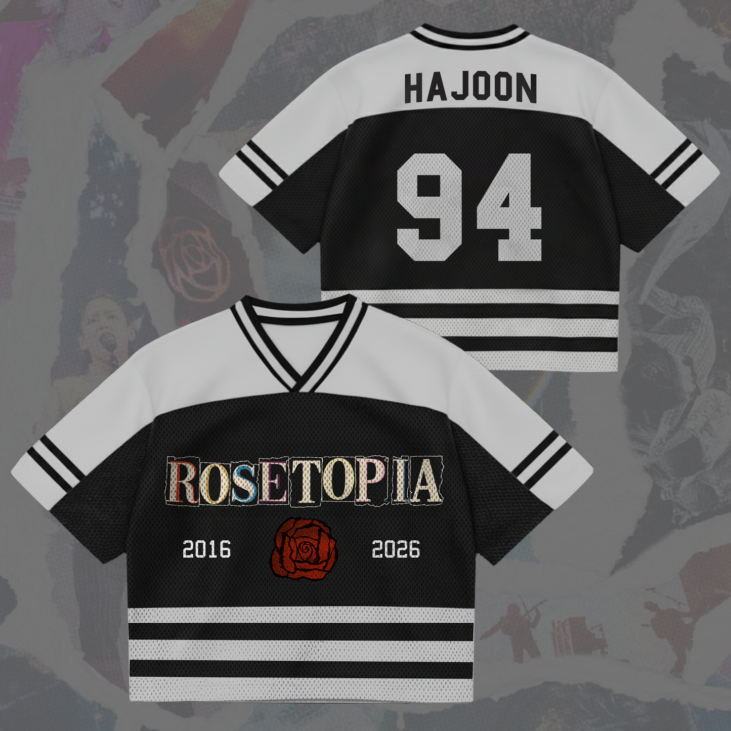 Electric Night Rosetopia World Tour The Rose Mixed Mesh Jersey