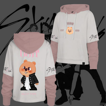 WAVESTEEᵀᴹ SKZ Stray Kid 2026 Season’s Greetings DO IT Shortstop Hoodie