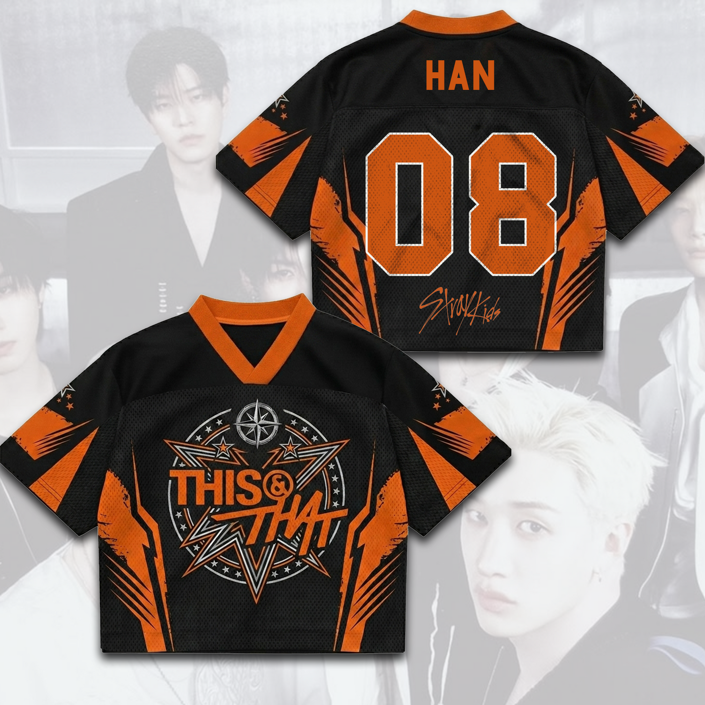 Energetic Stray Kids This That Album Mixed Mesh Jersey Perfect Fan Gift