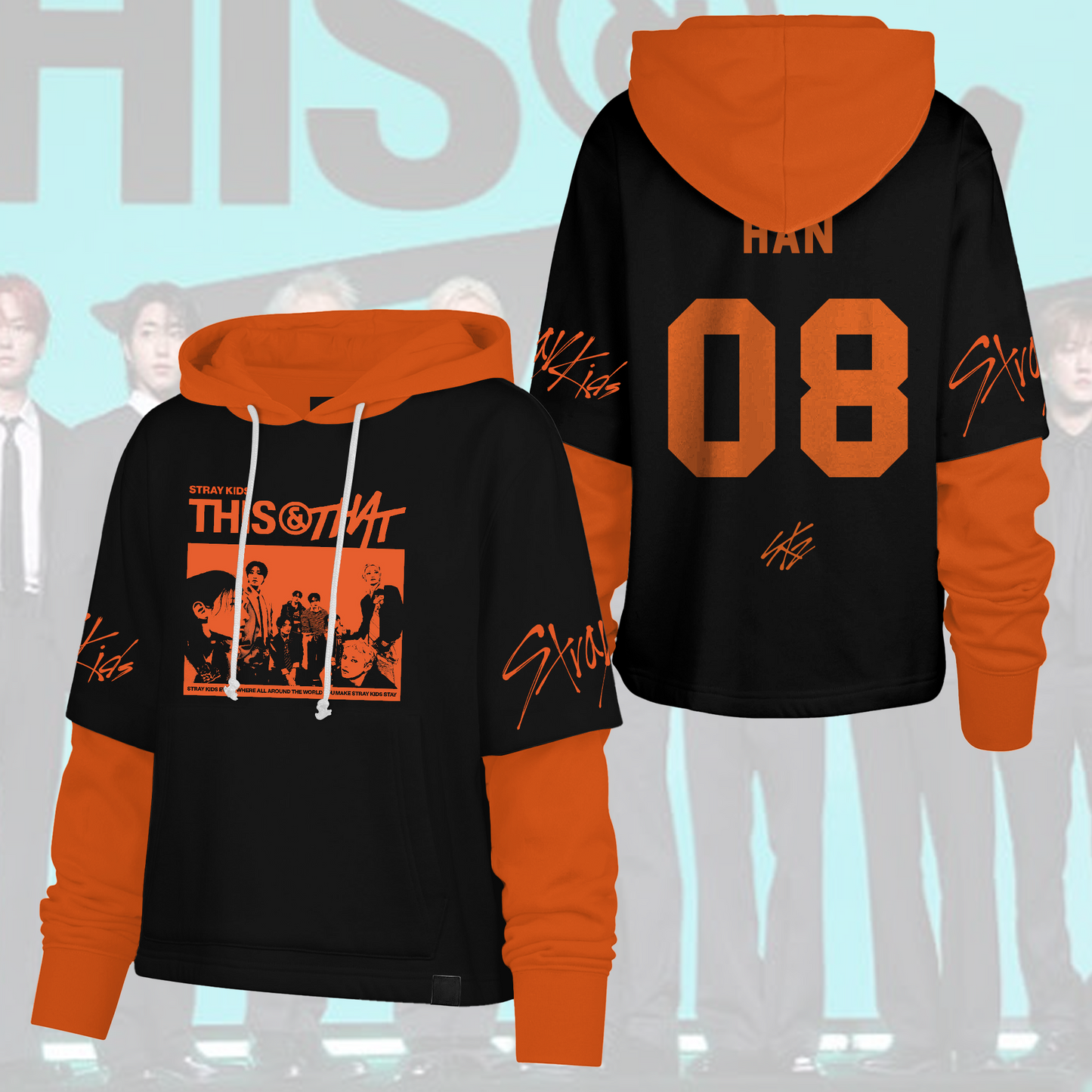 Stray Kids This & That Album Halloween Season Shortstop Hoodie Gift For Fans