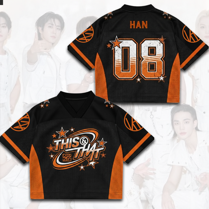 Dynamic Stray Kids This That Mixed Mesh Jersey Ultimate Fan Gift