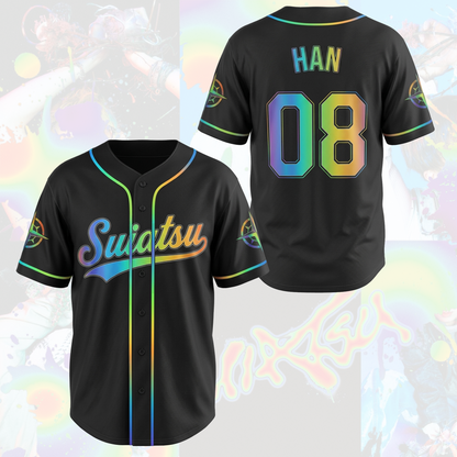 Vivid Suiatsu S.T.R.A.Y.K.I.D.S. Club Rainbow Baseball Jersey For Stay