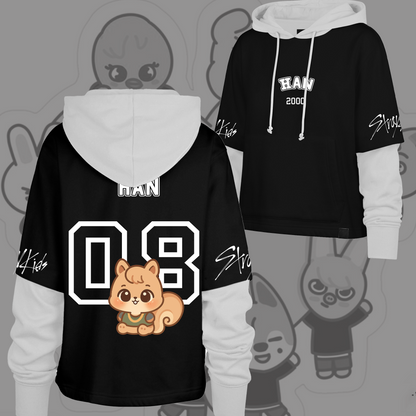 WAVESTEEᵀᴹ Skzoo Stray Kid limited Shortstop Hoodie