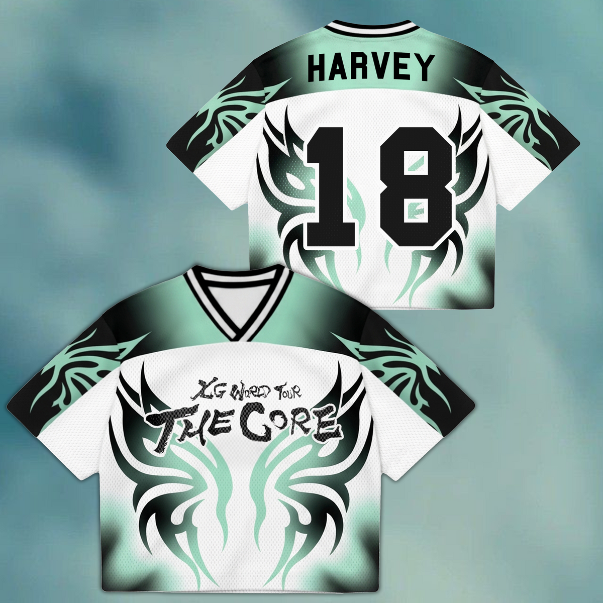 Electrifying XG The Core  World Tour Mixed Mesh Jersey Gift For Alphaz