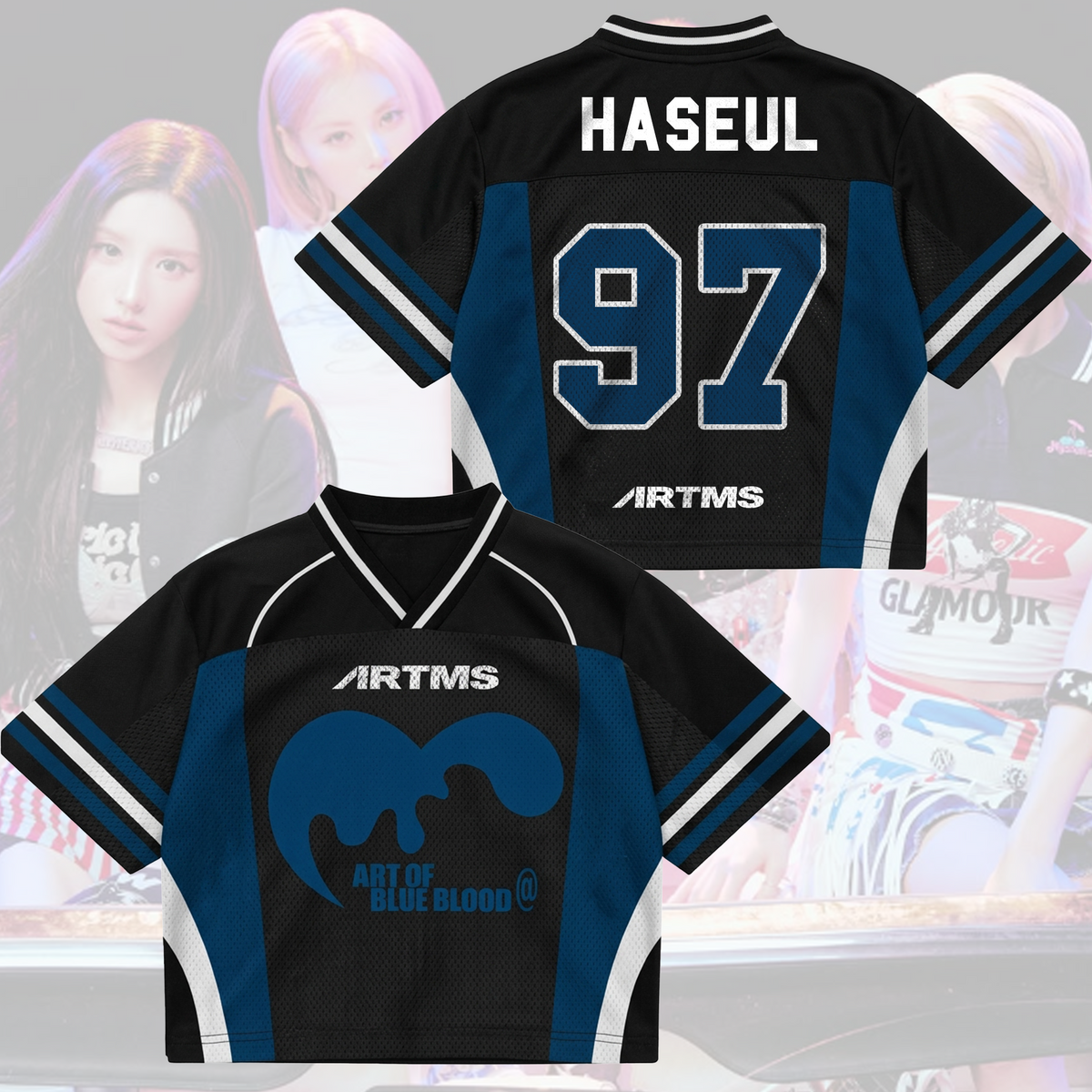 ARTMS Art Of Blue Blood Tour Mixed Mesh Jersey Fan Edition