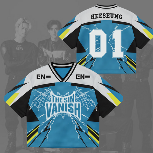 Enhypen Album The Sin Vanish Ver 3 Mixed Mesh Jersey