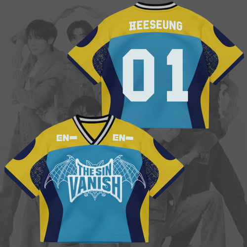 The Sin Vanish AfterLight  Enhypen Mixed Mesh Jersey