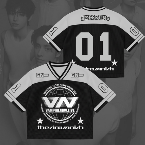 Vampire Now Live Enhypen The Sin Vanish Mixed Mesh Jersey Gift For Fans