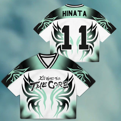 Electrifying XG The Core  World Tour Mixed Mesh Jersey Gift For Alphaz