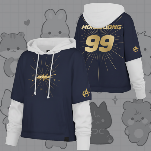 WAVESTEEᵀᴹ  Ateez Golden Hour Shortstop Hoodie