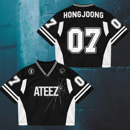 Sporty Chic ATEEZ Golden Hour Part 6 Mix Mesh Jersey Gifts For Fans