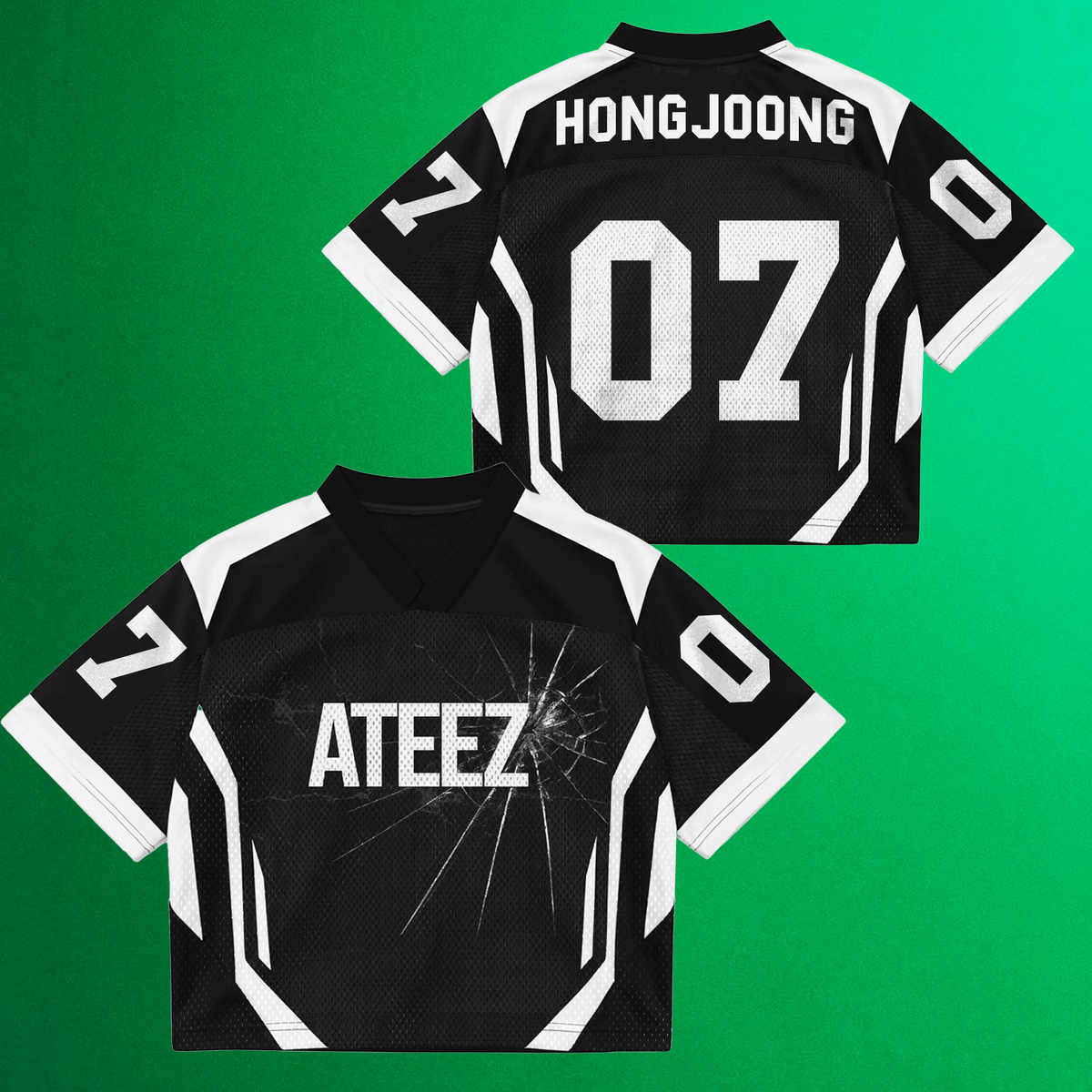 Sporty ATEEZ Golden Hour Part 6  Comeback Mix Mesh Jersey Gifts For Atiny