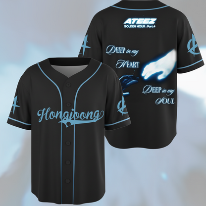 ATEEZ Golden Hour Part 4 Baseball Jersey Gift For ATINY