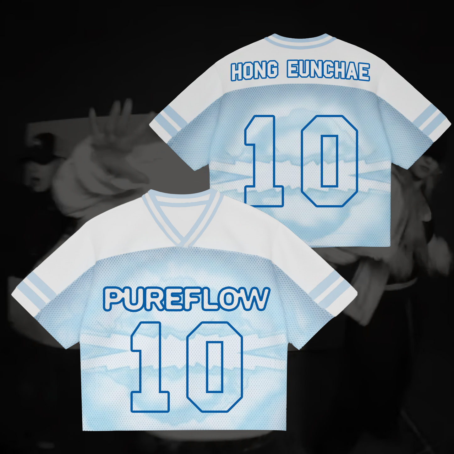 Pureflow Le Sserafim Album Mixed Mesh Jersey Gift For Fans