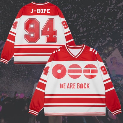 World Tour BTS We Are Back Splicing Long Sleeved Gift For Army